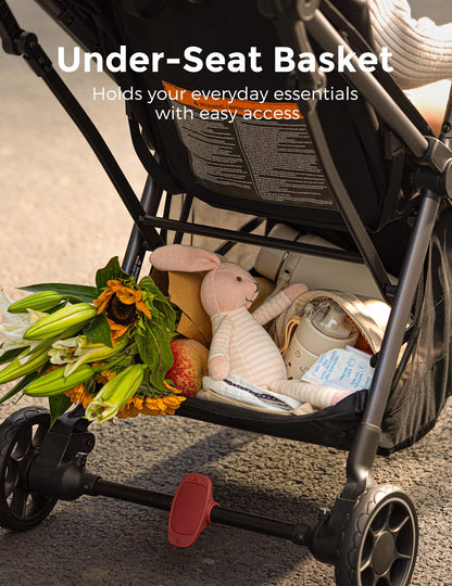 Momcozy Lightweight Compact Travel Stroller with Canopy