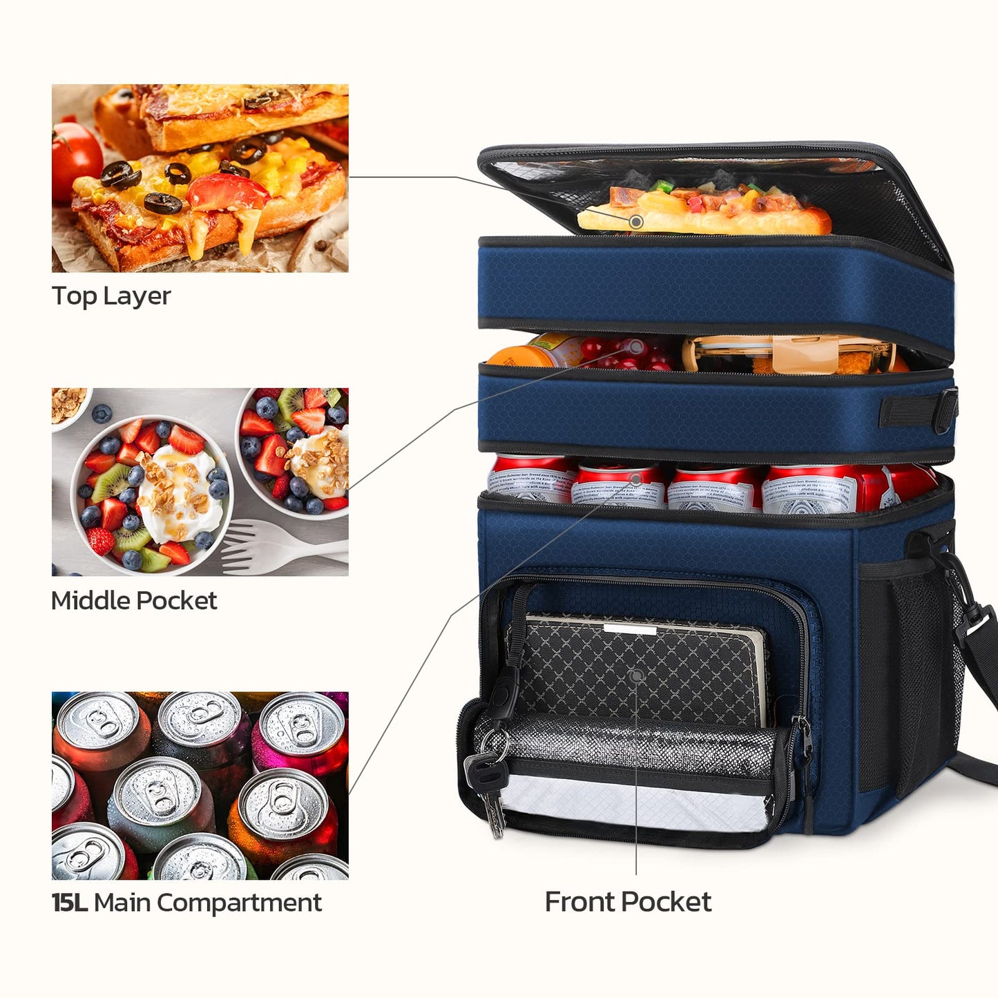 Maelstrom Insulated Leakproof Lunch Cooler Tote