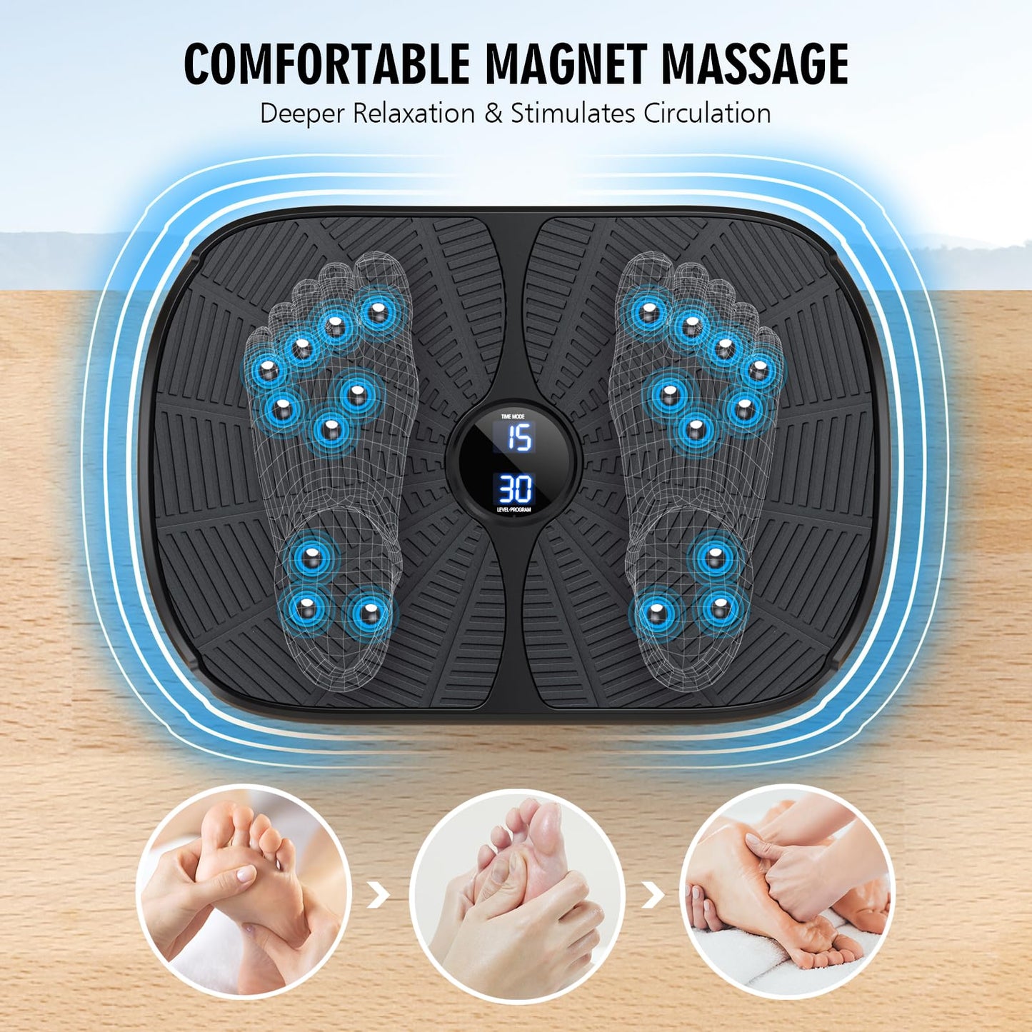 LERTIN Compact Vibration Plate for Weight Loss