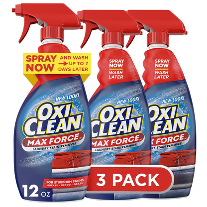 OxiClean MaxForce Stain Remover Spray, 3-Pack