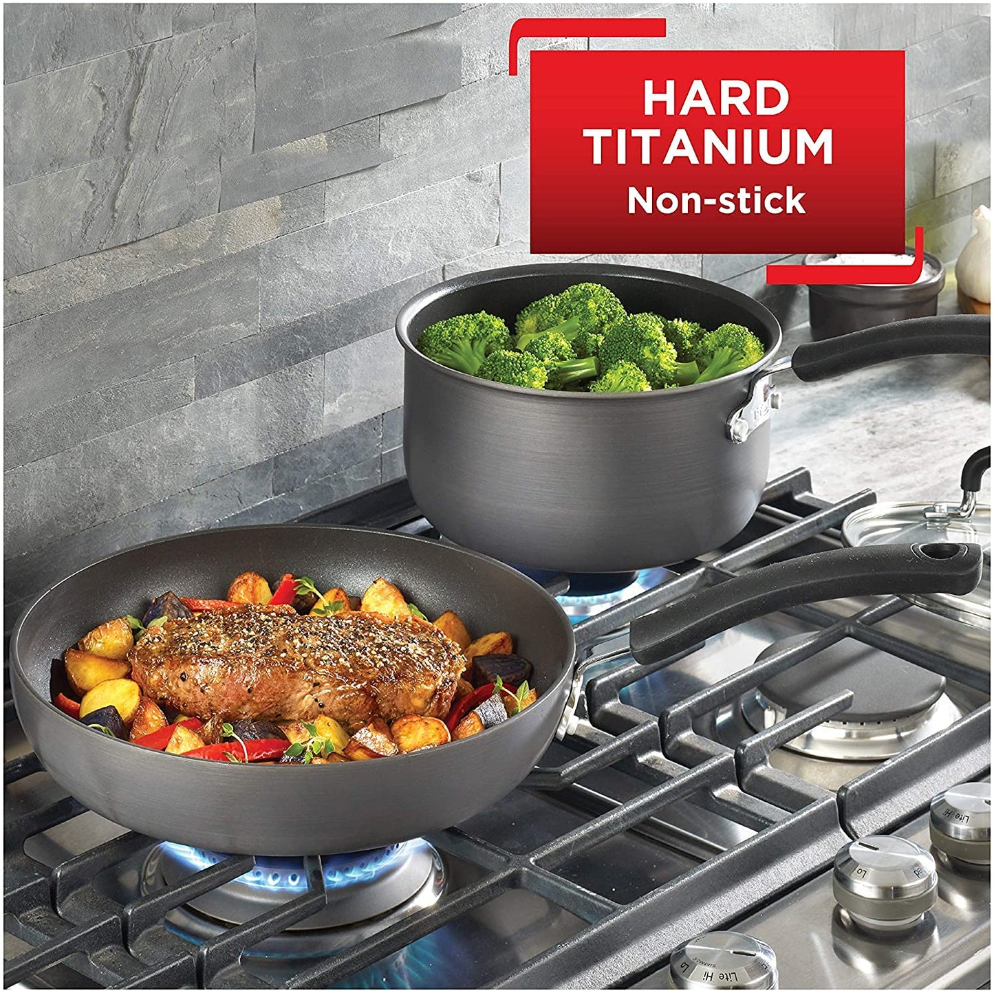2-Piece Tefal Nonstick Fry Pan Set