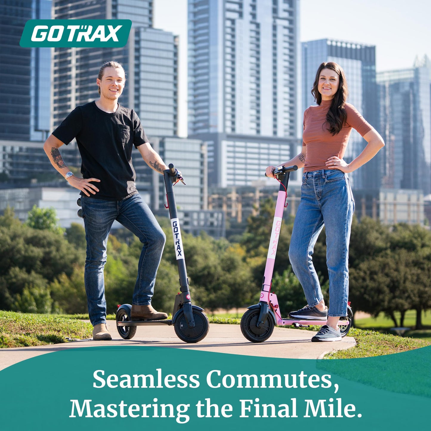 Gotrax GXL V2 Electric Scooter, 8.5" Solid Tire, Max 9 Mile and 15.5Mph Speed Power by 250W Motor, Lightweight 25.95lb and Cruise Control, Aluminum Alloy Frame Foldable Escooter for 13+ Teens Adults