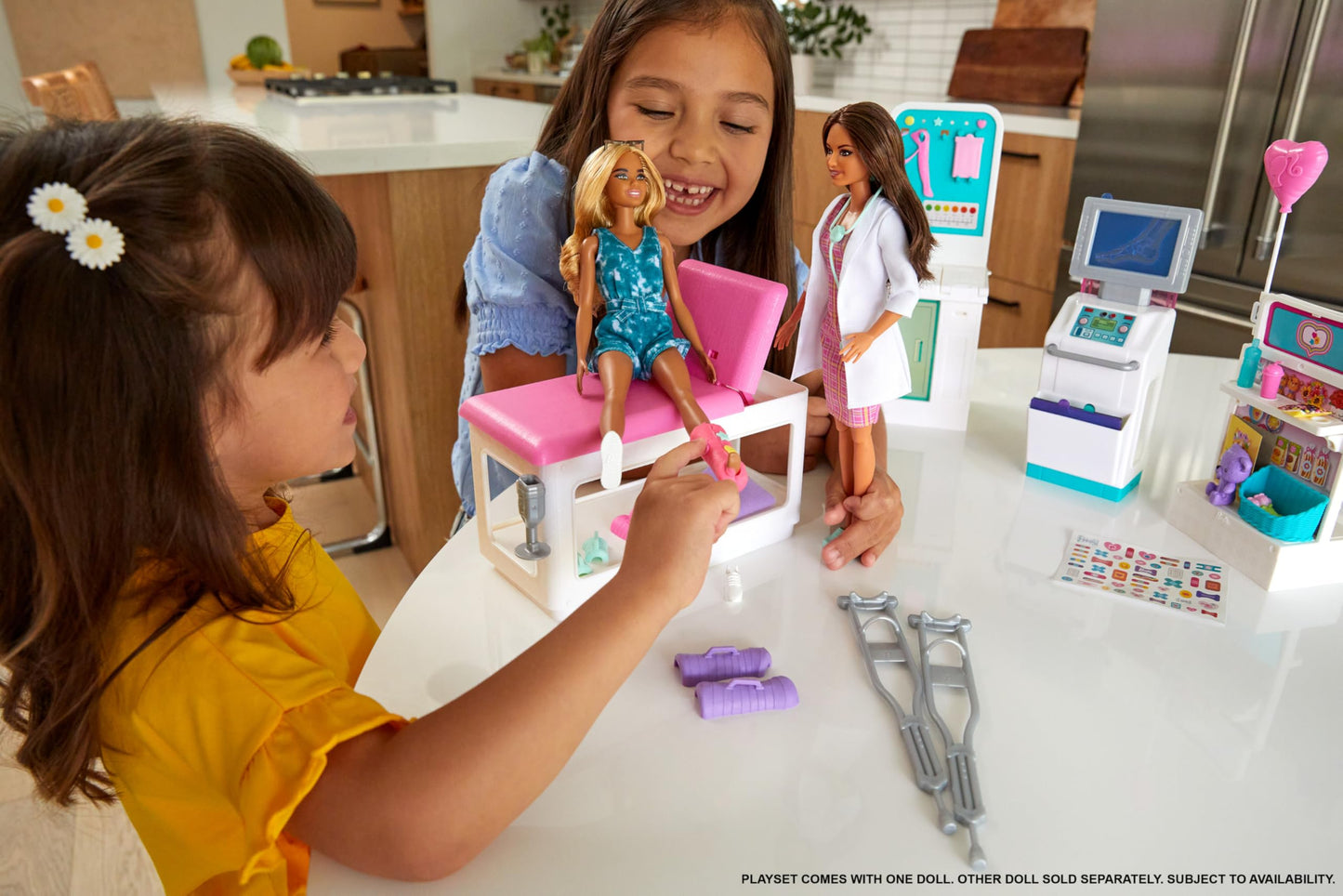 Barbie Fast Cast Clinic Playset with Doctor Doll