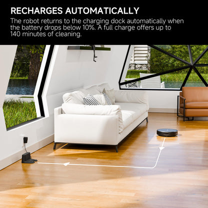 YONNDER Robot Vacuum with 3200Pa Suction Power