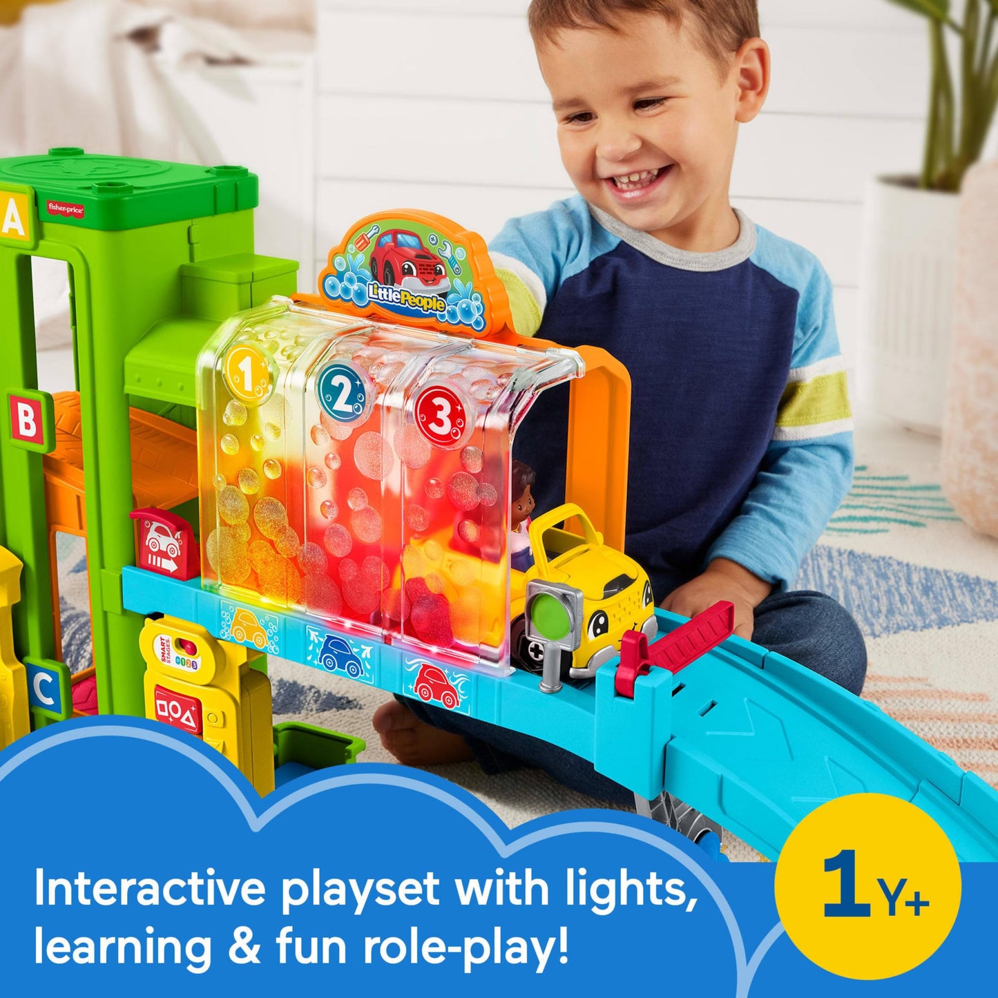 Fisher-Price Light-Up Learning Garage Playset