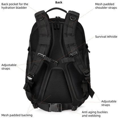 Tactical Military Molle Backpack 32L