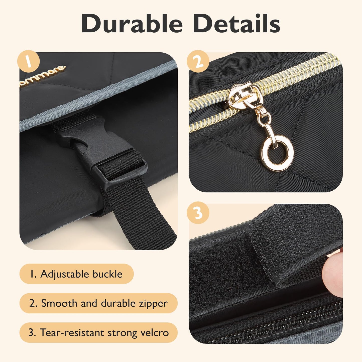 Portable Water-Resistant Changing Pad for Baby