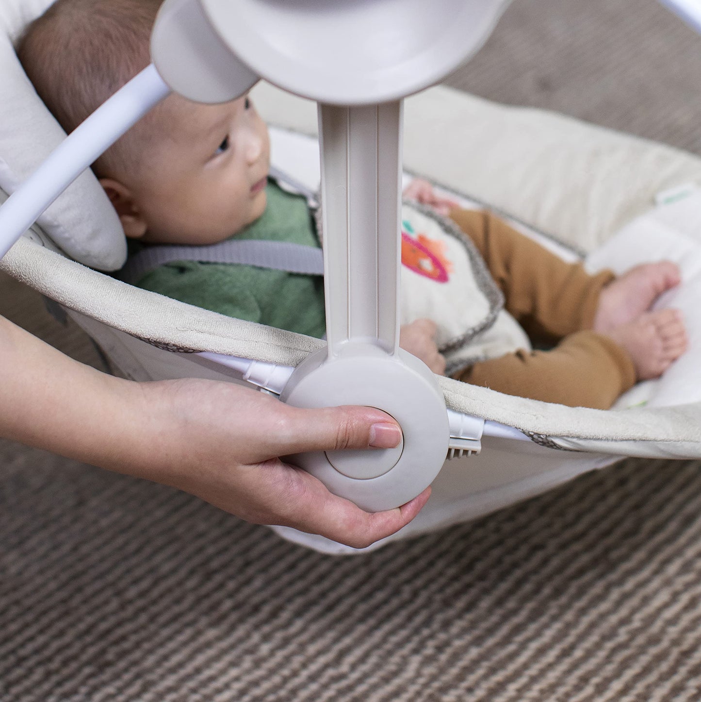 Ingenuity Portable 6-Speed Baby Swing with Music