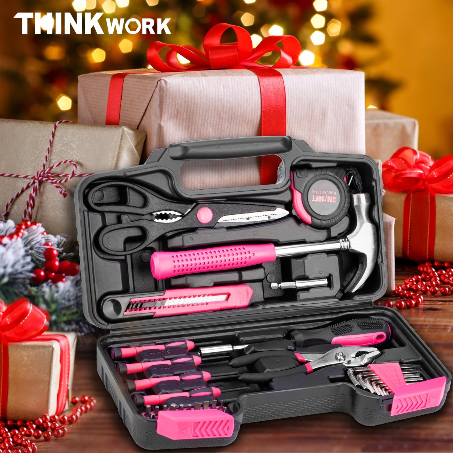 THINKWORK 40-Piece Household Tool Set with Toolbox