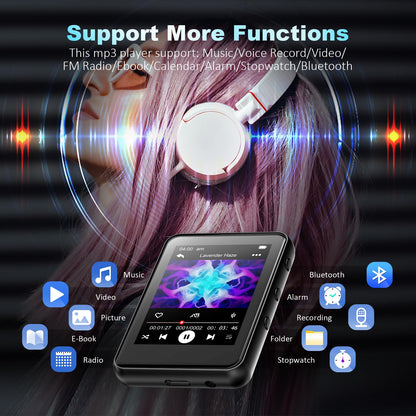 32GB Bluetooth MP3 Player with Touch Screen