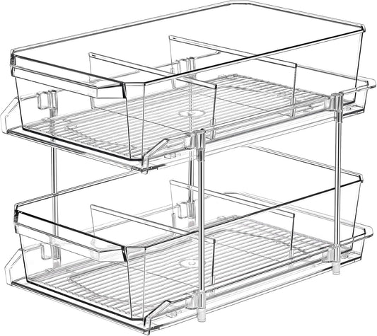 2-Tier Organizer for Kitchen & Bathroom Storage
