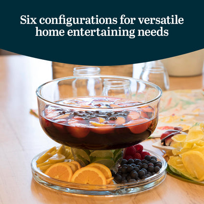 Libbey 6-in-1 Multiuse Glass Serving Bowl
