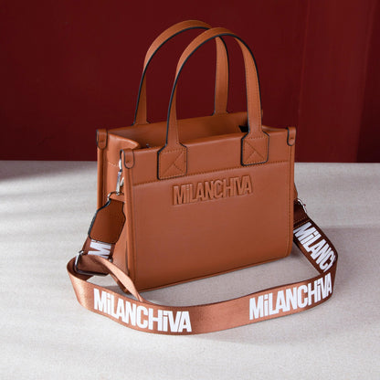 Milan Chiva Small Tote Handbag with Adjustable Strap