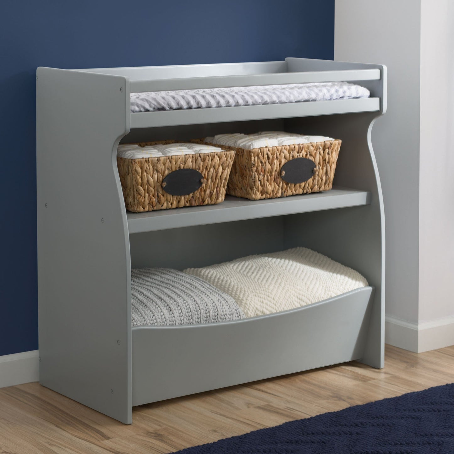 Delta Children 2-in-1 Changing Table with Storage