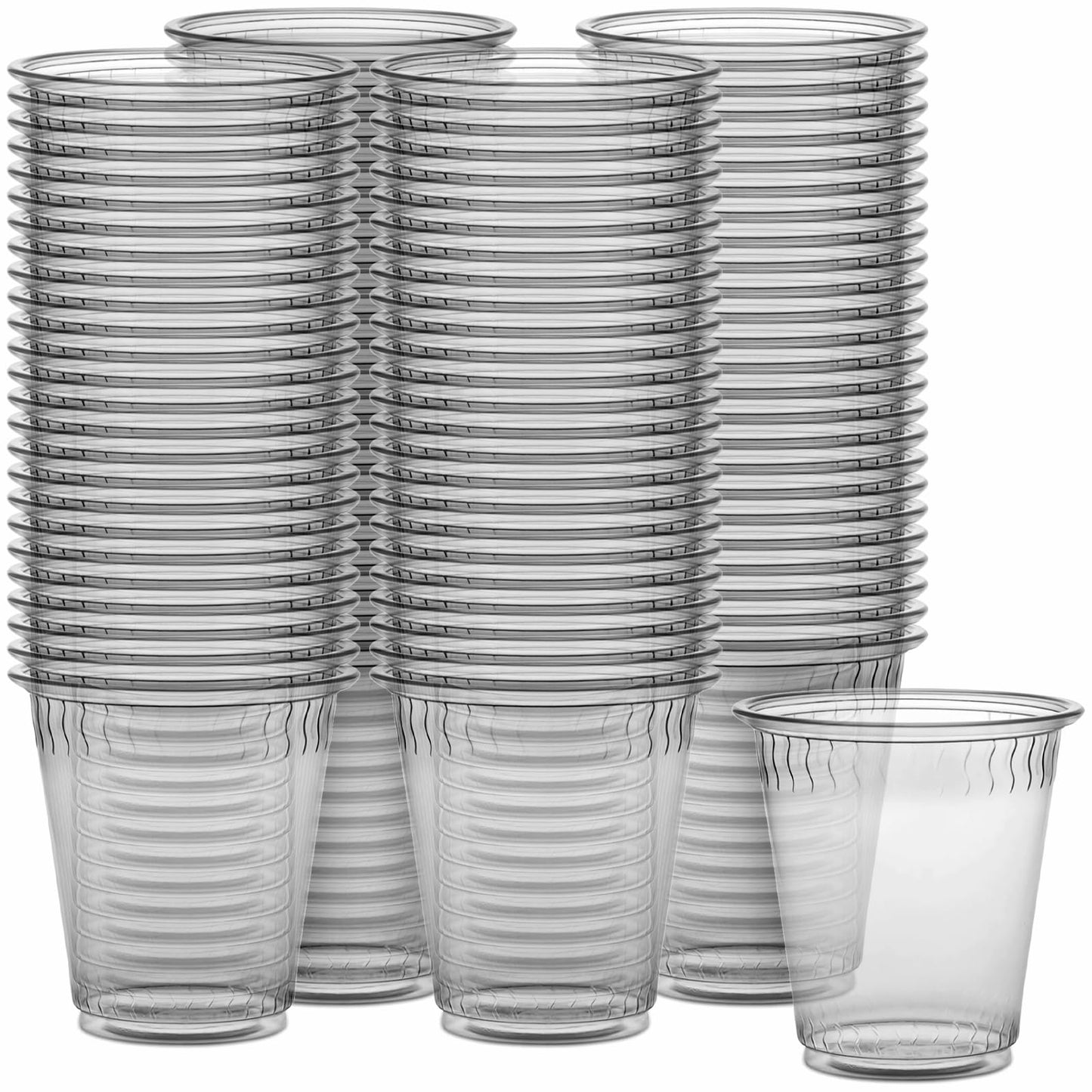 100 Pack Bluesky Clear Plastic Cups - 3 oz.
