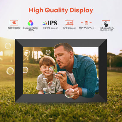 10.1" WiFi Digital Picture Frame with Touch Screen