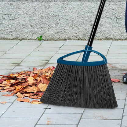 3 Pack Heavy Duty Angle Brooms for Outdoor Use