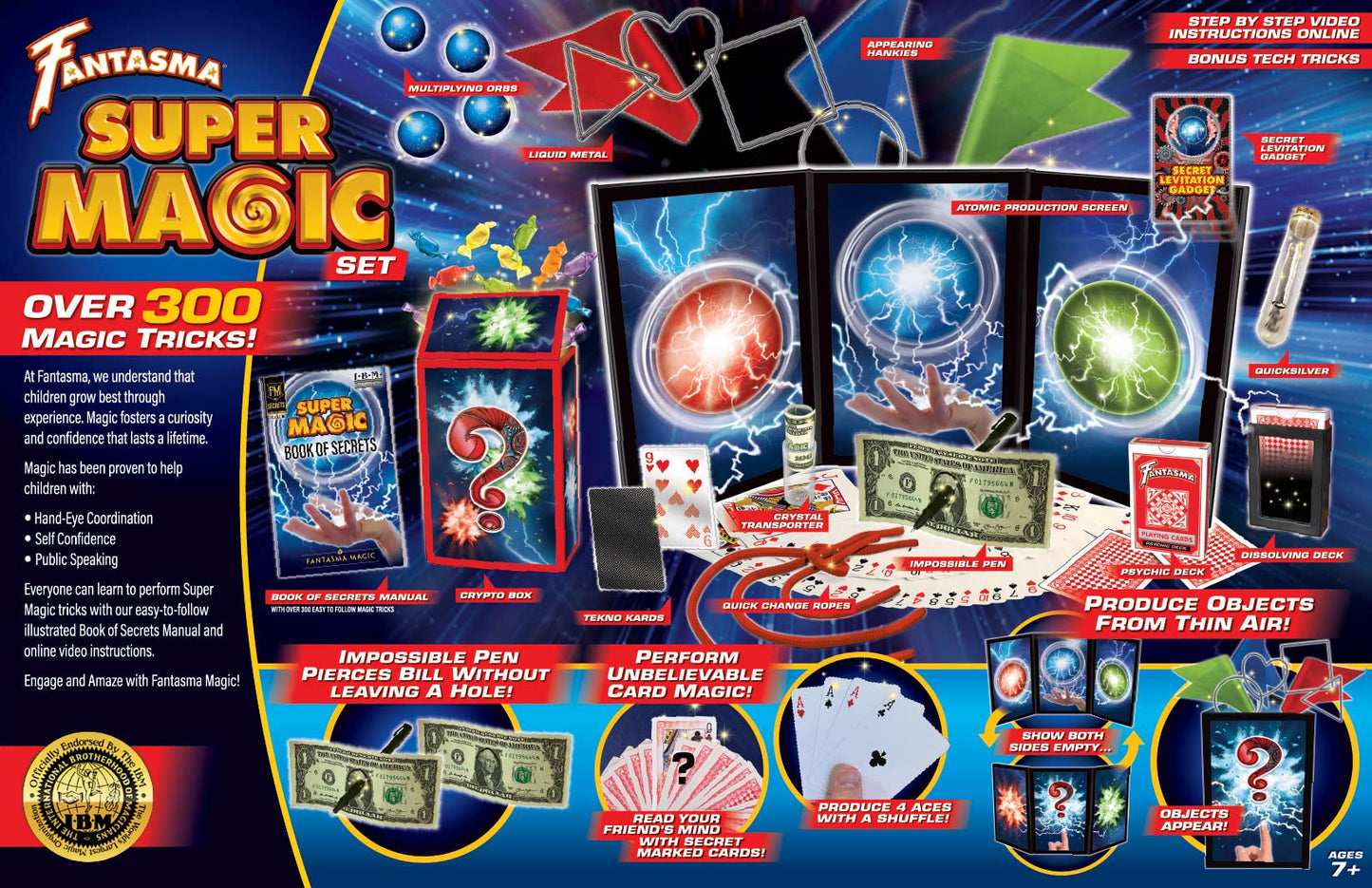 Fantasma Magic Super Magic Set Over 300 Tricks Let Magic Make You A Superhero!