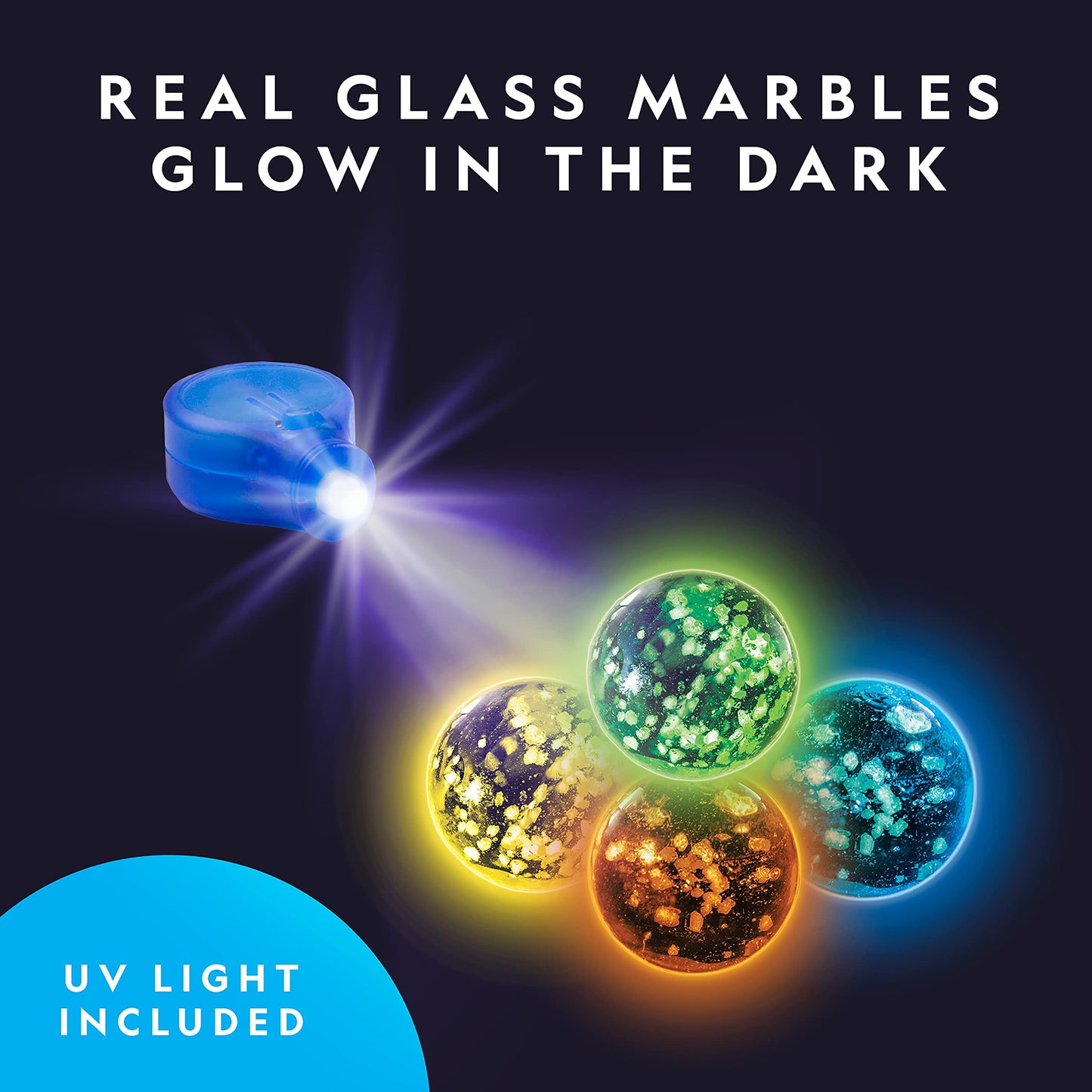 Glowing Marble Run 250-Piece Construction Set