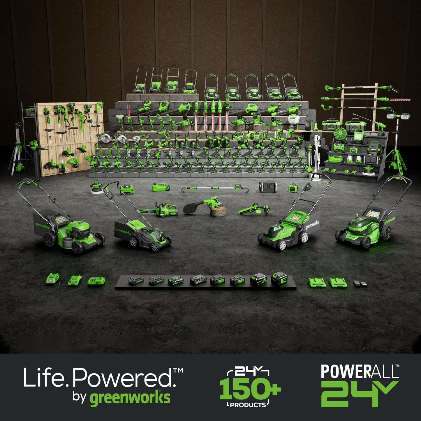 Greenworks 24V Cordless Drill and Impact Driver Kit