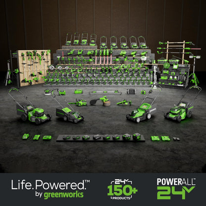 Greenworks 24V Cordless Drill and Impact Driver Kit