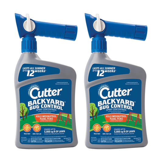 2 Pack Cutter Bug Control Spray Concentrate
