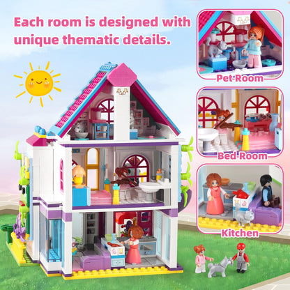 House Building Set Compatible with Lego Friends