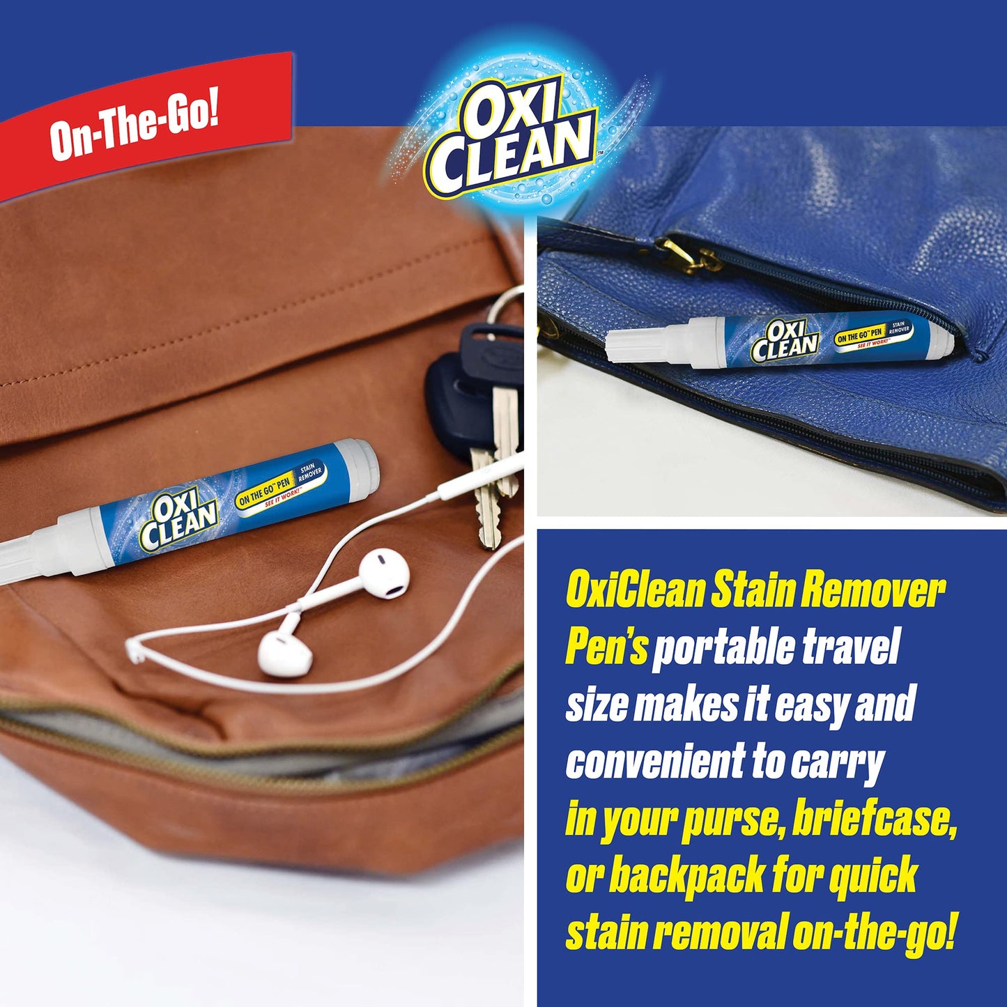 OxiClean Instant Stain Remover Pen, Pack of 3