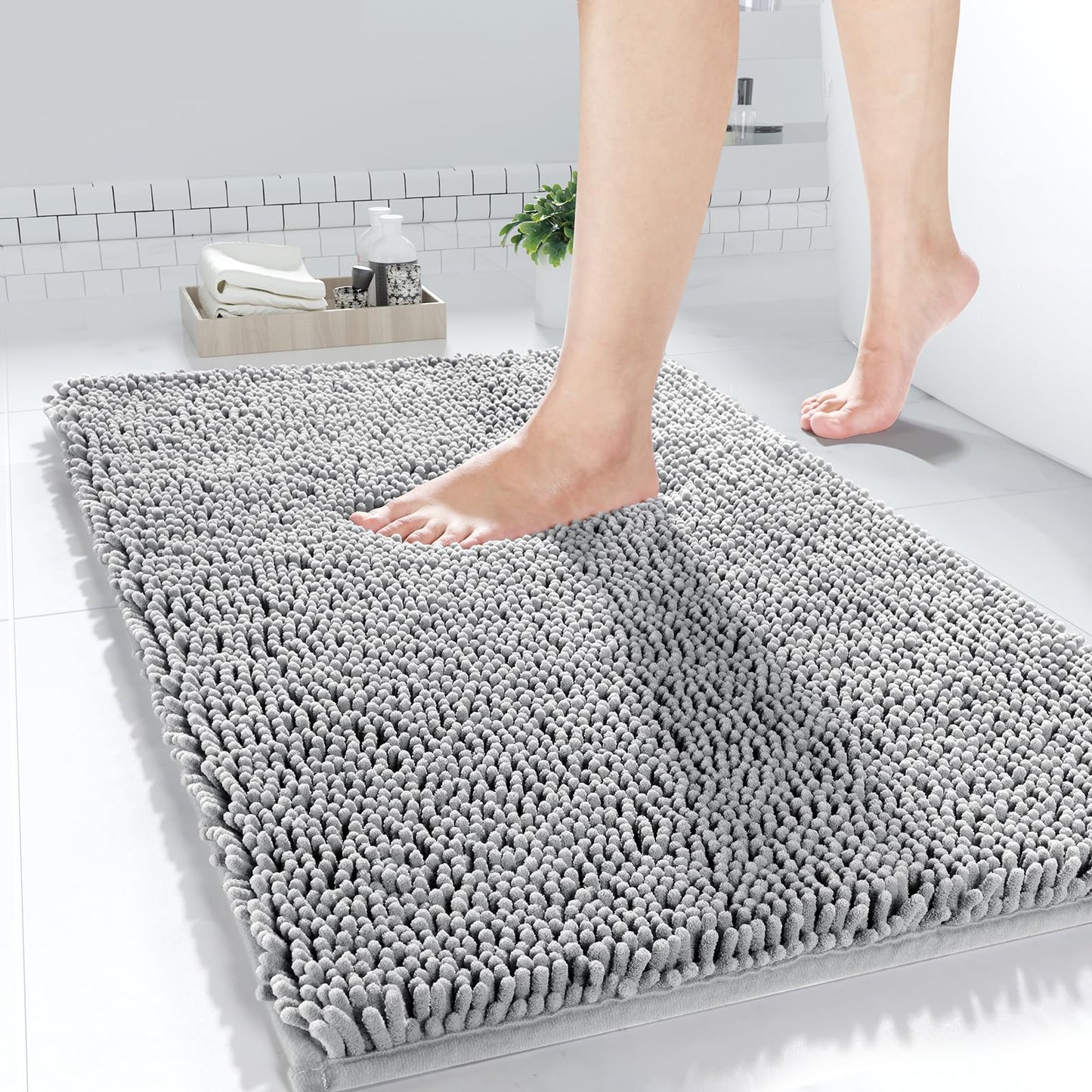 Yimobra Luxury Soft Bath Rugs - Non-Slip