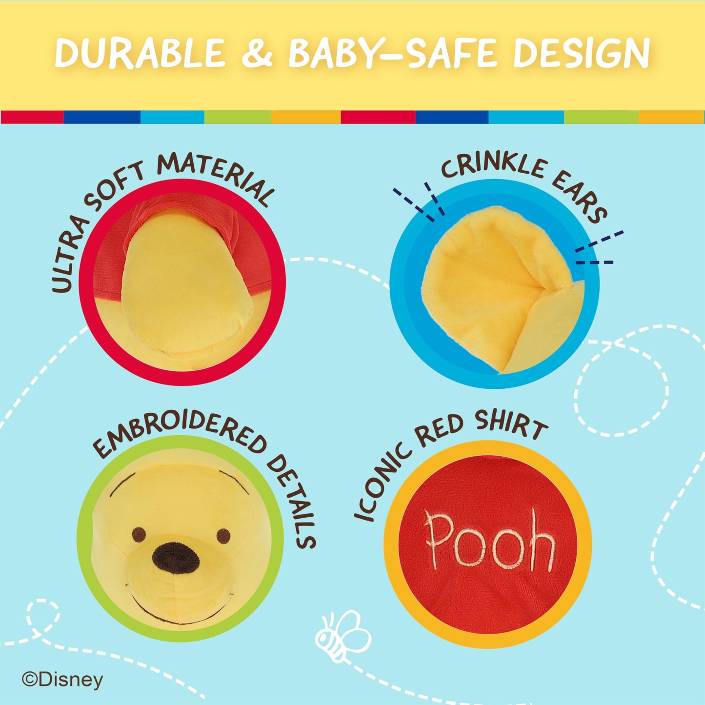Winnie The Pooh Plush Toy for Infants & Toddlers