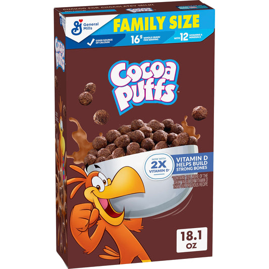 18.1 oz Cocoa Puffs Chocolate Whole Grain Cereal