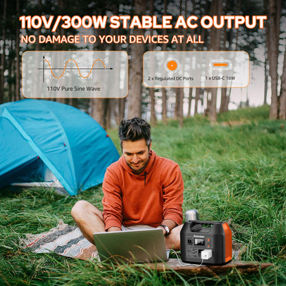 EnginStar Portable Power Station 300W for Outdoors