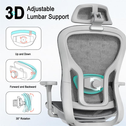 Ergonomic Big and Tall Office Chair with Support