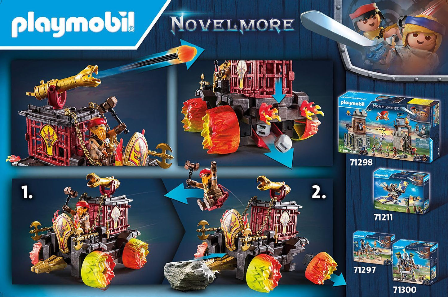 Playmobil Medieval Battering Ram Toy Set