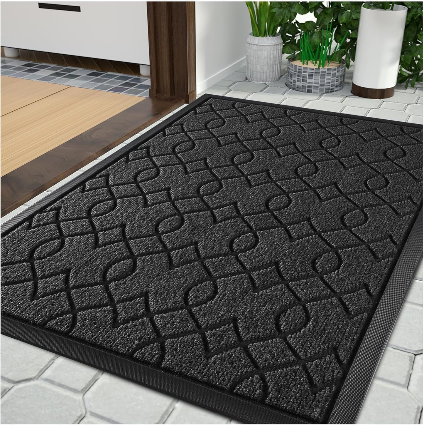 Yimobra Waterproof Non-Slip Outdoor Door Mat