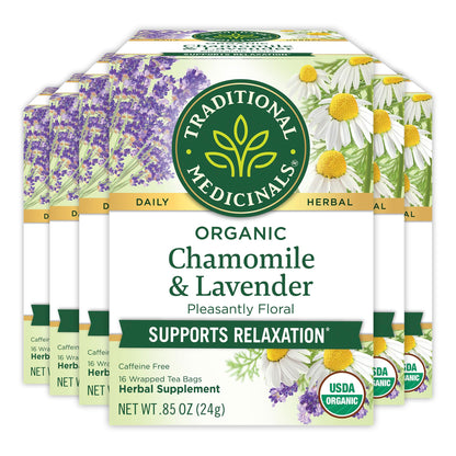 Traditional Medicinals Organic Chamomile Lavender Tea Bags