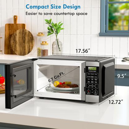Kenmore 0.7 Cu Ft Stainless Steel Microwave Oven