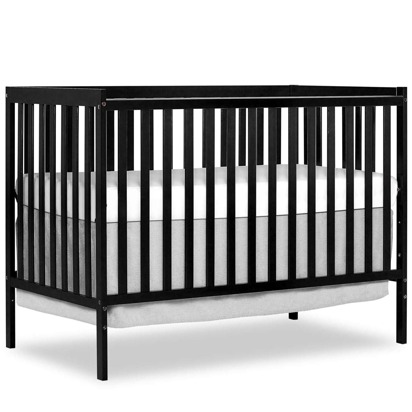 Dream On Me Synergy 5-In-1 Convertible Crib In Black, Greenguard Gold Certified