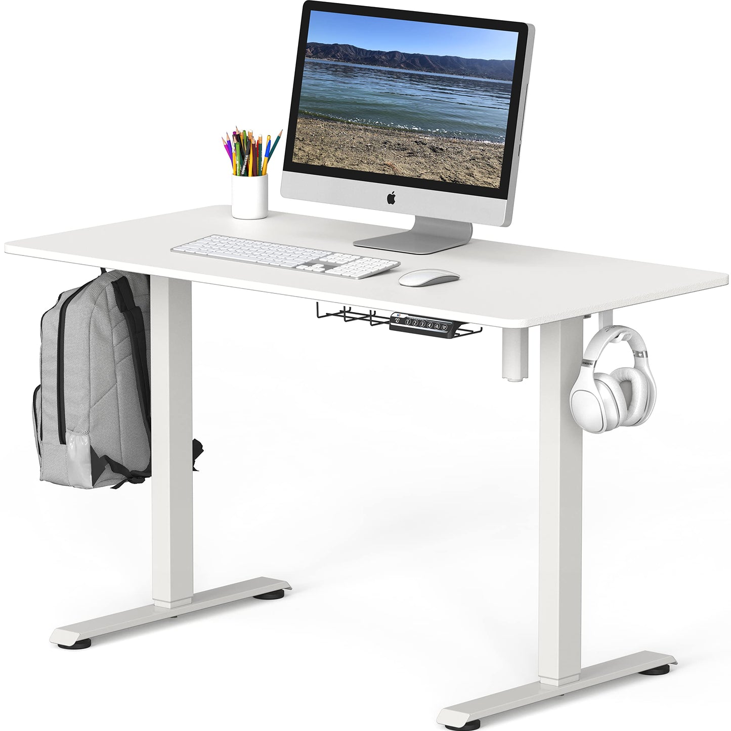 48-Inch Adjustable Electric Sit Stand Desk SHW