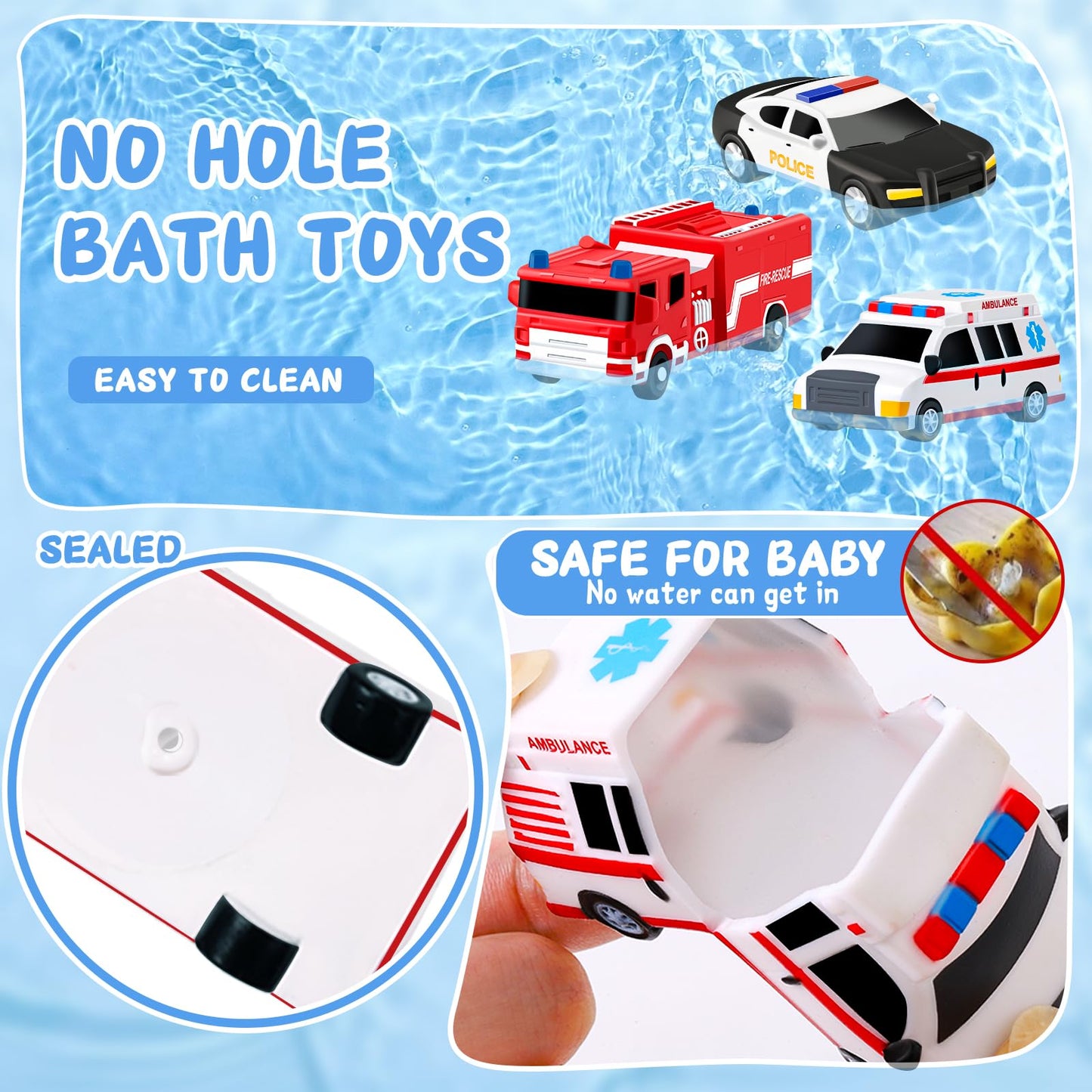Bath Toys for Toddlers by MACALOCA