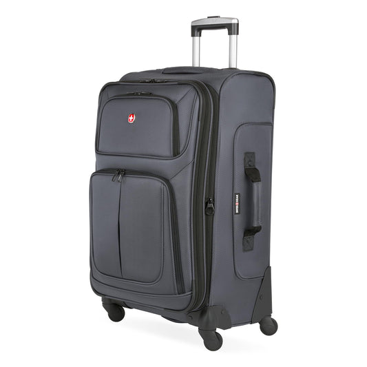 SwissGear Expandable 25-Inch Dark Grey Luggage