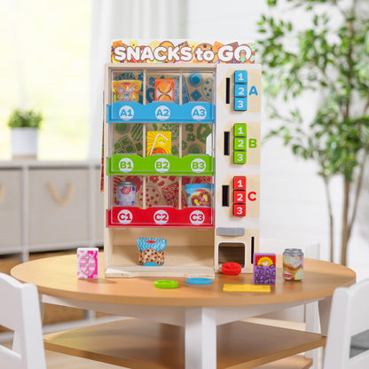 Melissa & Doug Wooden Vending Machine Play Set