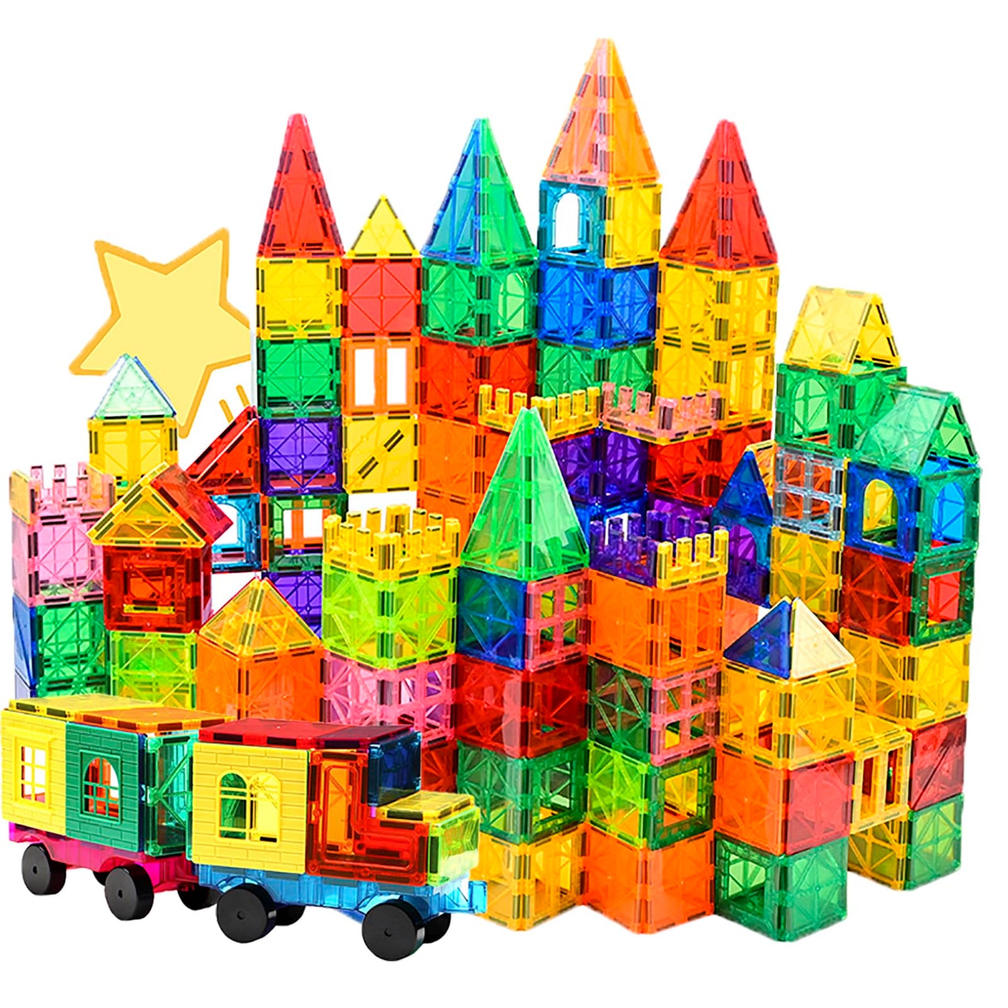 FNJO Magnetic Building Blocks Set for Kids