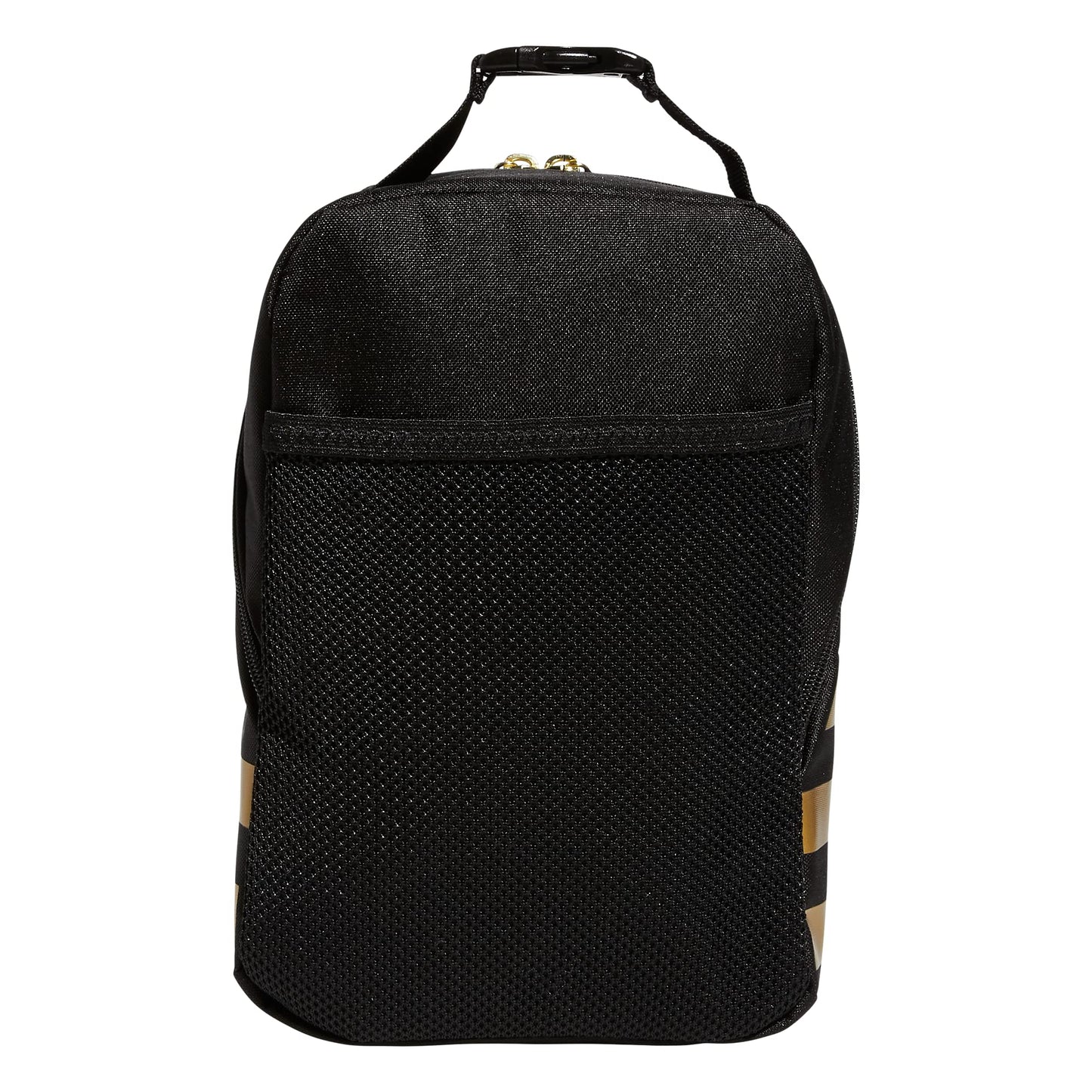 adidas Insulated School Lunch Bag, Black/Gold