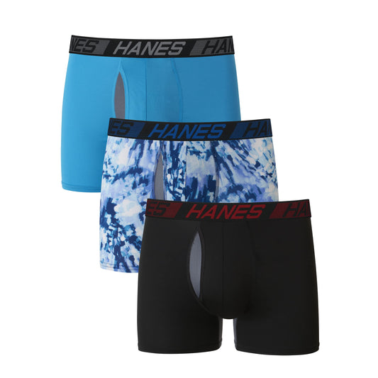Hanes Men's Cooling Boxer Briefs, X-Large, 3-Pack