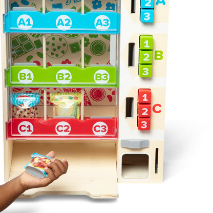 Melissa & Doug Wooden Vending Machine Play Set
