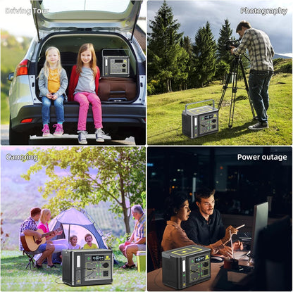 Portable Power Station Solar Generator for Camping