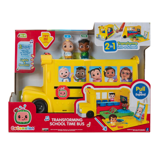 CoComelon School Time Bus with Lights and Sounds