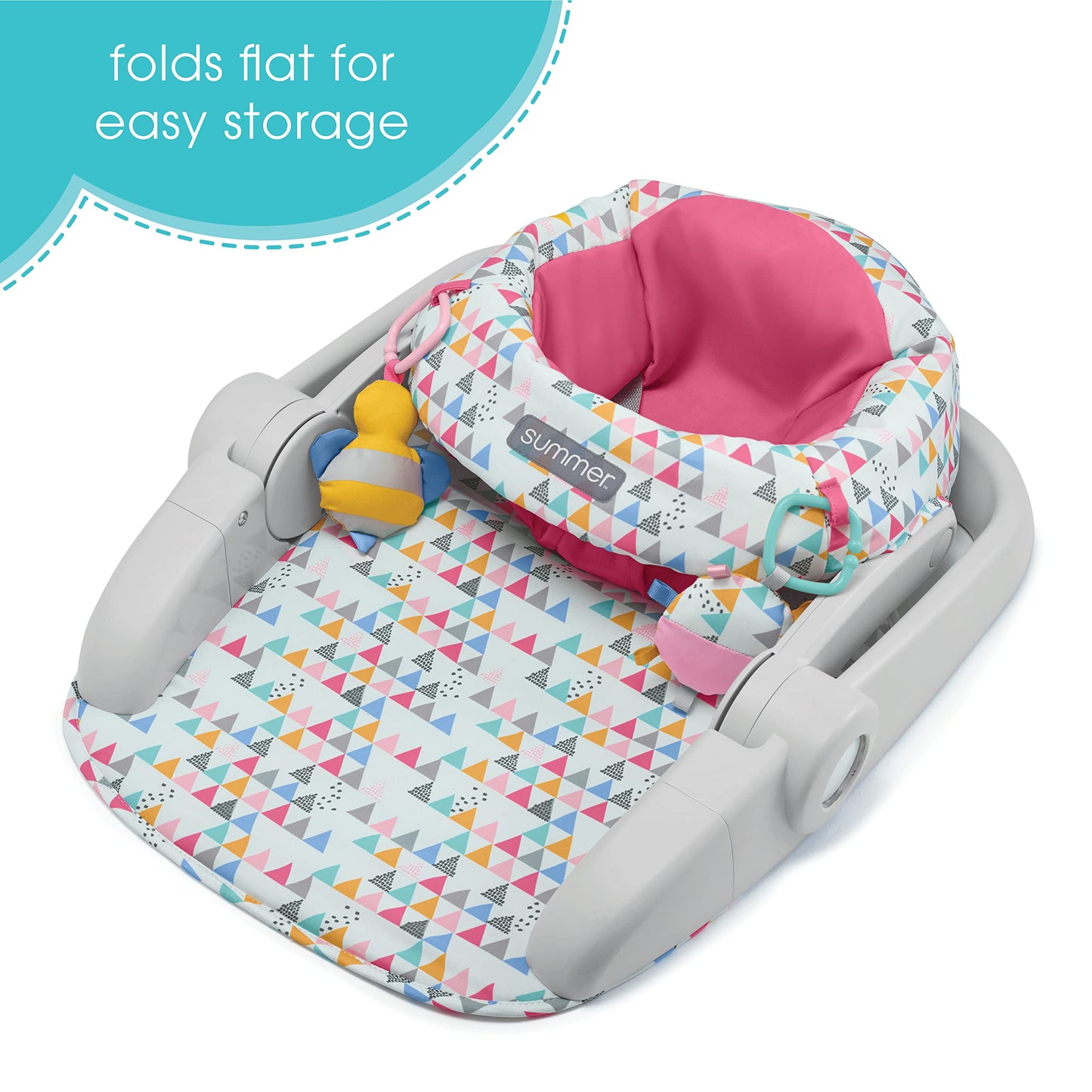 Ingenuity Adjustable Baby Floor Seat with Toys