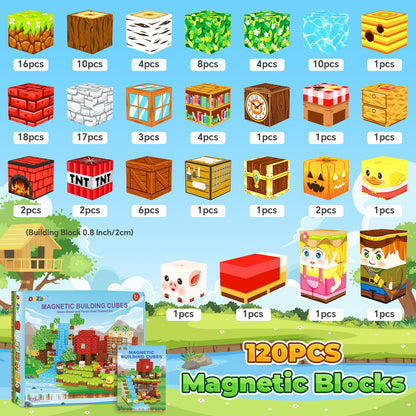 Magnetic Building Blocks for Kids Age 3-12
